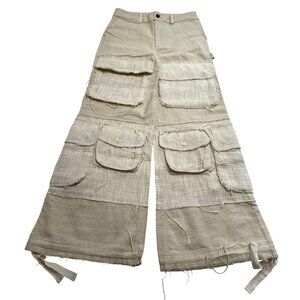 Untitled Artworks Casual Trousers in Ivory